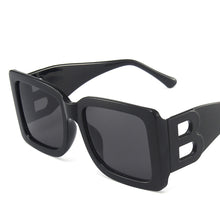 Load image into Gallery viewer, Classic Black  Brand Women&#39;s sunglasses Ladies Trendy Designer Square Sun Glasses Retro B-Decorative Shades Eyewear UV400