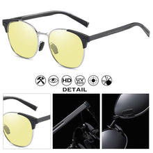 Load image into Gallery viewer, Classic Brand Round Sunglasses Women Men Polarized Photochromic Day Night Glasses Driving Fishing Eyewear occhiali da sole uomo