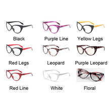Load image into Gallery viewer, Classic Cat Eye Glasses Women Brand Designer Ultralight Eyeglasses Frame Transparent Lens Retro Eyewear Female