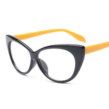 Load image into Gallery viewer, Classic Cat Eye Glasses Women Brand Designer Ultralight Eyeglasses Frame Transparent Lens Retro Eyewear Female