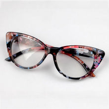 Load image into Gallery viewer, Classic Cat Eye Glasses Women Brand Designer Ultralight Eyeglasses Frame Transparent Lens Retro Eyewear Female