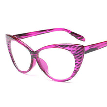 Load image into Gallery viewer, Classic Cat Eye Glasses Women Brand Designer Ultralight Eyeglasses Frame Transparent Lens Retro Eyewear Female