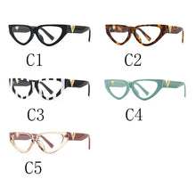 Carica l&#39;immagine nel visualizzatore di Gallery, Occhiali classici in metallo ottico Cat Eye Occhiali da vista Cat Eye Occhiali Retro Uomo Donna Occhiali da sole ottici per computer oculos de sol 