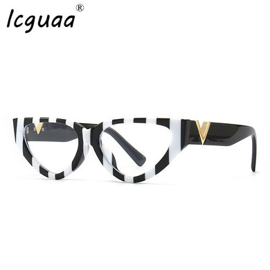 Occhiali classici in metallo ottico Cat Eye Occhiali da vista Cat Eye Occhiali Retro Uomo Donna Occhiali da sole ottici per computer oculos de sol 