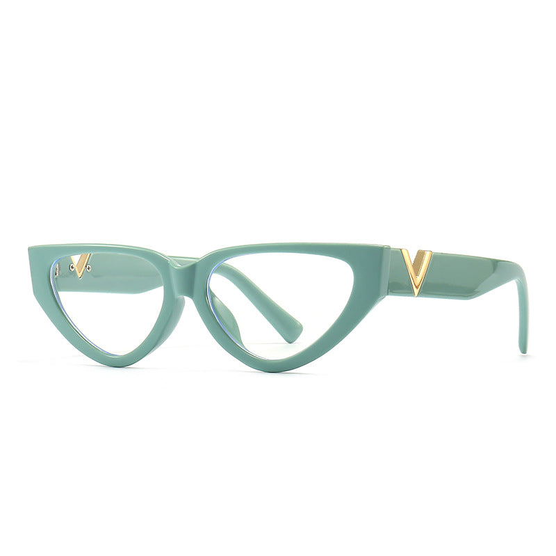 Occhiali classici in metallo ottico Cat Eye Occhiali da vista Cat Eye Occhiali Retro Uomo Donna Occhiali da sole ottici per computer oculos de sol 