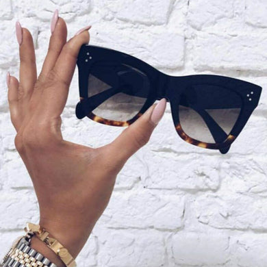 Classic Cat Eye Sunglasses Women Vintage Oversized Gradient Sunglasses Shades Female  Designer UV400 Sunglass 2023