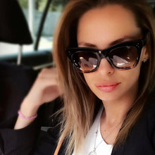 Load image into Gallery viewer, Classic Cat Eye Sunglasses Women Vintage Oversized Gradient Sunglasses Shades Female  Designer UV400 Sunglass 2023
