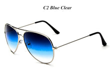 Carica l'immagine nel visualizzatore di Gallery, Classic Colorful Ocean Sunglasses Gradient Men and Women Clear Lens Colorful Transparent Sun Glasses Red Pink Yellow