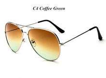 Carica l'immagine nel visualizzatore di Gallery, Classic Colorful Ocean Sunglasses Gradient Men and Women Clear Lens Colorful Transparent Sun Glasses Red Pink Yellow