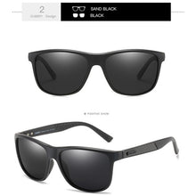 Carica l&#39;immagine nel visualizzatore di Gallery, Classic Design Style Men Polarized Sunglasses 100% UV Protection Driving Travel Fishing Sun Glasses Lightweight PC Frame Goggles