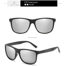 Carica l&#39;immagine nel visualizzatore di Gallery, Classic Design Style Men Polarized Sunglasses 100% UV Protection Driving Travel Fishing Sun Glasses Lightweight PC Frame Goggles