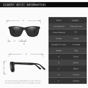 Classic Design Style Men Polarized Sunglasses 100% UV Protection Driving Travel Fishing Sun Glasses Lightweight PC Frame Goggles