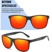 Carica l&#39;immagine nel visualizzatore di Gallery, Classic Design Style Men Polarized Sunglasses 100% UV Protection Driving Travel Fishing Sun Glasses Lightweight PC Frame Goggles