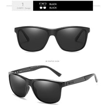 Carica l&#39;immagine nel visualizzatore di Gallery, Classic Design Style Men Polarized Sunglasses 100% UV Protection Driving Travel Fishing Sun Glasses Lightweight PC Frame Goggles