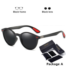 Load image into Gallery viewer, Classic Design Ultralight TR90 Round Polarized Sunglasses Men Women Mirror Sun Glasses Driving Travelling Shades oculos De Sol