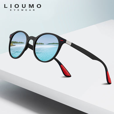 Classic Design Ultralight TR90 Round Polarized Sunglasses Men Women Mirror Sun Glasses Driving Travelling Shades oculos De Sol