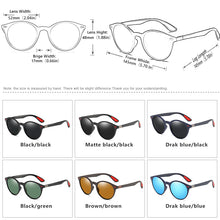 Load image into Gallery viewer, Classic Design Ultralight TR90 Round Polarized Sunglasses Men Women Mirror Sun Glasses Driving Travelling Shades oculos De Sol