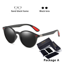 Load image into Gallery viewer, Classic Design Ultralight TR90 Round Polarized Sunglasses Men Women Mirror Sun Glasses Driving Travelling Shades oculos De Sol
