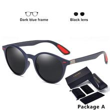Load image into Gallery viewer, Classic Design Ultralight TR90 Round Polarized Sunglasses Men Women Mirror Sun Glasses Driving Travelling Shades oculos De Sol