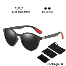 Load image into Gallery viewer, Classic Design Ultralight TR90 Round Polarized Sunglasses Men Women Mirror Sun Glasses Driving Travelling Shades oculos De Sol