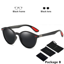 Load image into Gallery viewer, Classic Design Ultralight TR90 Round Polarized Sunglasses Men Women Mirror Sun Glasses Driving Travelling Shades oculos De Sol