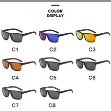 Carica l&#39;immagine nel visualizzatore di Gallery, Occhiali da sole polarizzati classici Uomo Designer di marca Occhiali quadrati Donna Guida Occhiali da sole Sport maschile UV400 Gafas De Sol