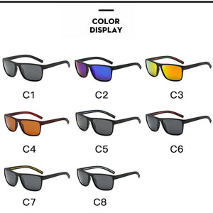 Occhiali da sole polarizzati classici Uomo Designer di marca Occhiali quadrati Donna Guida Occhiali da sole Sport maschile UV400 Gafas De Sol