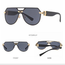 Load image into Gallery viewer, Classic Rimless Pilot Sunglasses Men Women  Brand Designer Vintage Siamese Lens Travel Driving Sun Glasses UV400
