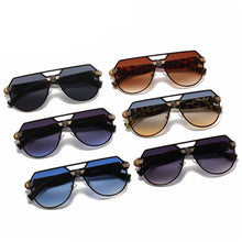 Load image into Gallery viewer, Classic Rimless Pilot Sunglasses Men Women  Brand Designer Vintage Siamese Lens Travel Driving Sun Glasses UV400