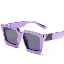 Load image into Gallery viewer, Classic Square Sunglasses Men Women  Brand Designer Vintage Travel Driving Big Frame ins Sun Glasses Shades UV400