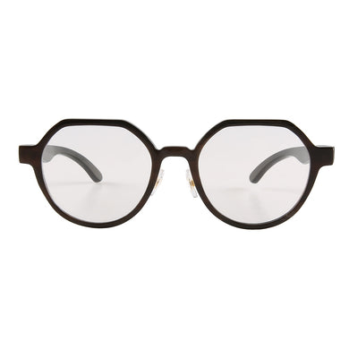 Classic French style big round buffalo horn optical glasses spectacle eyeglasses frame men women couples thin rim sunglasses