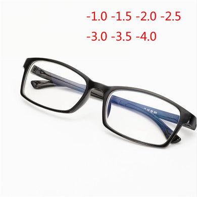Classic Full Frame TR90 Finished Myopia Glasses Student Short Sight Eyewear -1.0 -1.5 -2.0 -2.5 -3.0 -3.5 -4.0