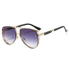 Carica l'immagine nel visualizzatore di Gallery, Classic Gothic Steampunk Style Round Sunglasses Men Women Brand Designer Retro Round Metal Frame Colorful Lens Sun Glasses