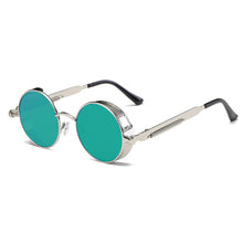 Load image into Gallery viewer, Classic Gothic Steampunk Sunglasses Brand Design Men Women Vintage Metal Punk Round Sun glasses UV400 Shades