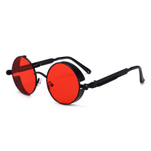 Load image into Gallery viewer, Classic Gothic Steampunk Sunglasses Brand Design Men Women Vintage Metal Punk Round Sun glasses UV400 Shades