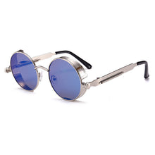 Load image into Gallery viewer, Classic Gothic Steampunk Sunglasses Brand Design Men Women Vintage Metal Punk Round Sun glasses UV400 Shades