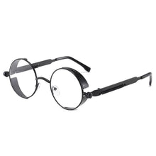 Carica l&#39;immagine nel visualizzatore di Gallery, Classic Gothic Steampunk Sunglasses  Brand Designer High Quality Men and Women Retro Round Metal Frame Sunglasses UV400