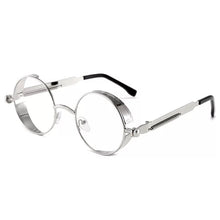 Carica l&#39;immagine nel visualizzatore di Gallery, Classic Gothic Steampunk Sunglasses  Brand Designer High Quality Men and Women Retro Round Metal Frame Sunglasses UV400