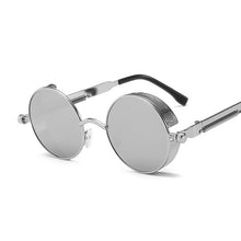 Load image into Gallery viewer, Classic Gothic Steampunk Sunglasses Male  Brand Designer  Men And Women Retro Round Metal Frame UV400