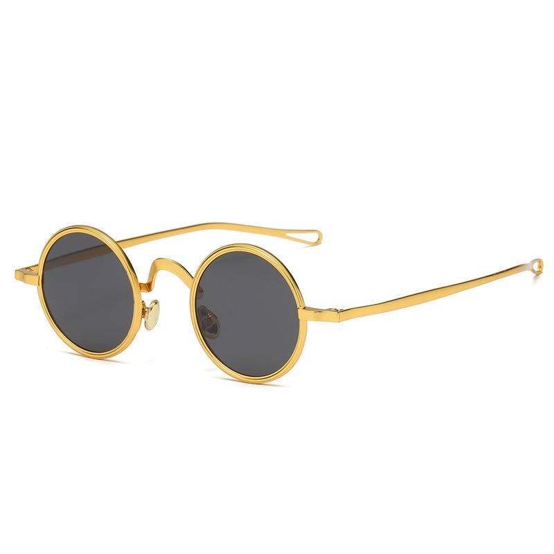 Classic Gothic Steampunk Sunglasses Men Women  Brand Designer Vintage Round Frame Anti-uv400 Male Mirror Sunglasses oakley