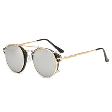 Load image into Gallery viewer, Classic Gothic Steampunk Sunglasses Sun Glasses Men Women Brand Designer Vintage Round Glasses Driving Goggle UV400