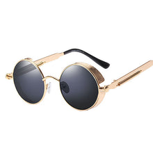 Load image into Gallery viewer, Classic Gothic Steampunk Sunglasses Sun Glasses Men Women Brand Designer Vintage Round Glasses Driving Goggle UV400