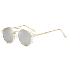 Load image into Gallery viewer, Classic Gothic Steampunk Sunglasses Sun Glasses Men Women Brand Designer Vintage Round Glasses Driving Goggle UV400