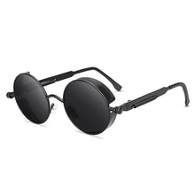 Load image into Gallery viewer, Classic Gothic Steampunk Sunglasses Sun Glasses Men Women Brand Designer Vintage Round Glasses Driving Goggle UV400