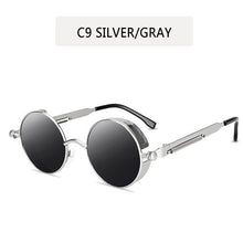 Load image into Gallery viewer, Classic Gothic Steampunk Sunglasses Sun Glasses Men Women Brand Designer Vintage Round Glasses Driving Goggle UV400