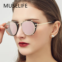 Load image into Gallery viewer, Classic Gothic Steampunk Sunglasses Sun Glasses Men Women Brand Designer Vintage Round Glasses Driving Goggle UV400