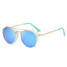 Load image into Gallery viewer, Classic Gothic Steampunk Sunglasses Sun Glasses Men Women Brand Designer Vintage Round Glasses Driving Goggle UV400