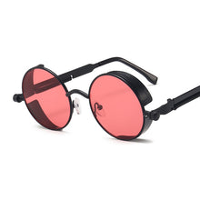 Load image into Gallery viewer, Classic Gothic Steampunk Sunglasses Women Brand Designer Vintage Round Metal Frame Sun Glasses Female Male  UV400