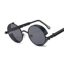 Load image into Gallery viewer, Classic Gothic Steampunk Sunglasses Women Brand Designer Vintage Round Metal Frame Sun Glasses Female Male High Quality UV400