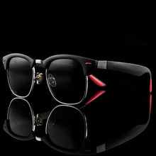 Load image into Gallery viewer, Classic Half Metal Polarized Sunglasses Men Women Brand Designer Semi Rimless Frame Sun Glasses UV400 Gafas Oculos De Sol P3016